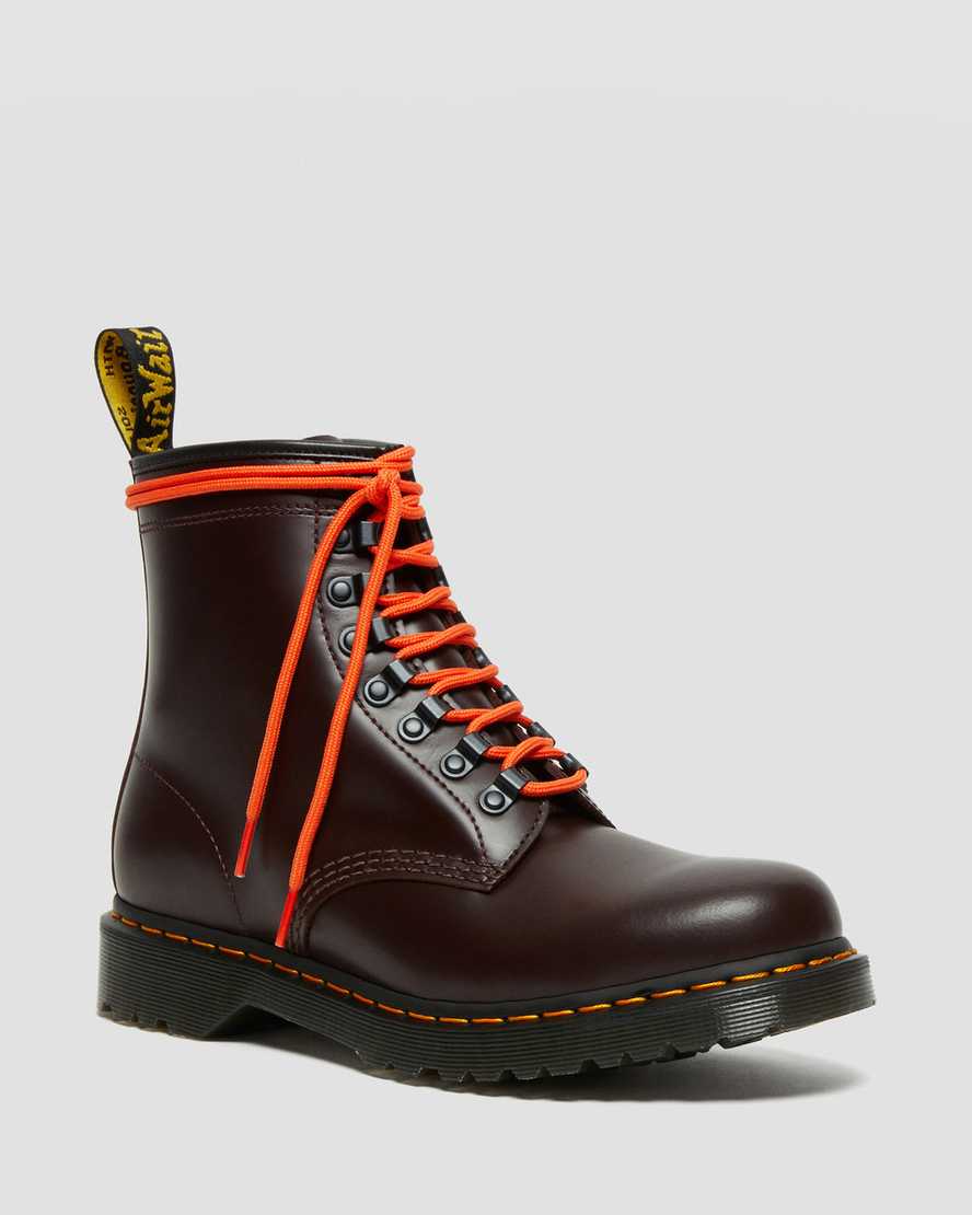 Dr. Martens 1460 Ben Smooth Deri Erkek Bağcıklı Bot - Bot Bordo |QICAG1972|